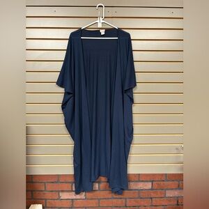 Chico's Deep Blue Knit Topper